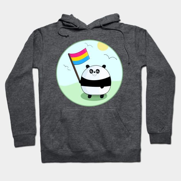 Pansexual Panda Hoodie by nonbeenarydesigns